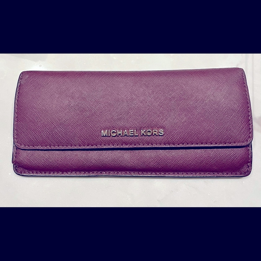 Michael Kors Leather Flip Wallet